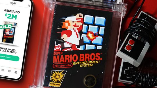 Zafoliowana gra Super Mario Bros. Najdrożej sprzedany tytuł w historii