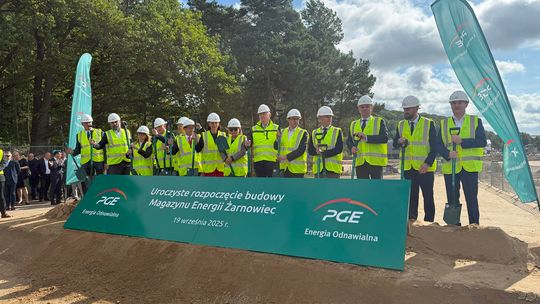 Żarnowiec: PGE buduje wielkoskalowy magazyn energii
