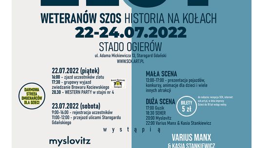 Zlot Weteranów Szos już po raz 12. w Starogardzie Gdańskim. Na scenie Myslovitz oraz Varius Manx & Kasia Stankiewicz