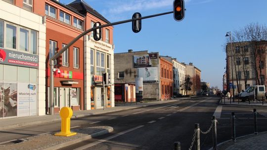 Zmiana organizacji ruchu w Starogardzie Gdańskim, na skrzyżowaniu ulic Kościuszki i alei Jana Pawła II