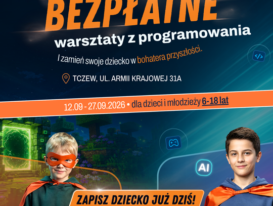 Bezpłatne warsztaty programowania i matematyki w Tczewie. Rusza nowa edycja akcji clickON
