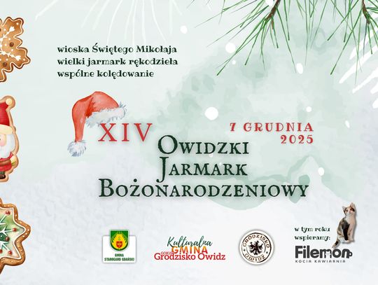 Jarmark Świąteczny w Grodzisku Owidz po raz czternasty. Wydarzenie już 7 grudnia