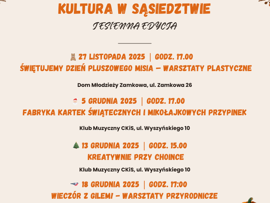 Rodzinne warsztaty w CKiS: zabawa, rękodzieło i przygotowania do Bożego Narodzenia