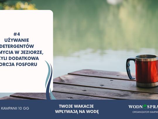 Mydło i płyn do mycia naczyń w jeziorze. Dlaczego „eko” nie znaczy bezpieczne dla wody?