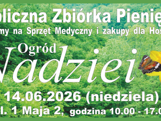 Ogród Nadziei 2026: Tczew zjednoczy się, by wesprzeć hospicjum
