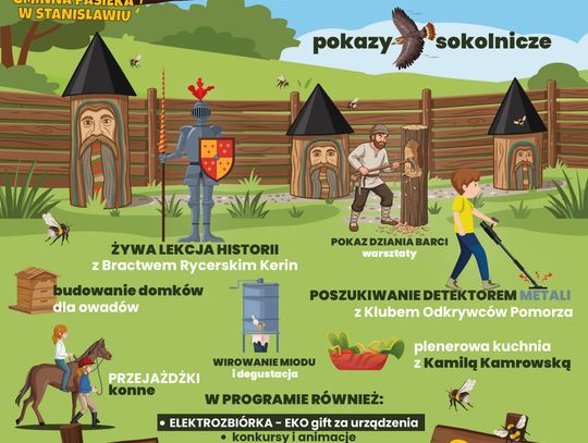 Trzeci Gminny Dzień Pszczoły w Stanisławiu już w najbliższą sobotę!