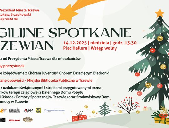 14 grudnia odbędzie się Spotkanie Wigilijne Tczewian