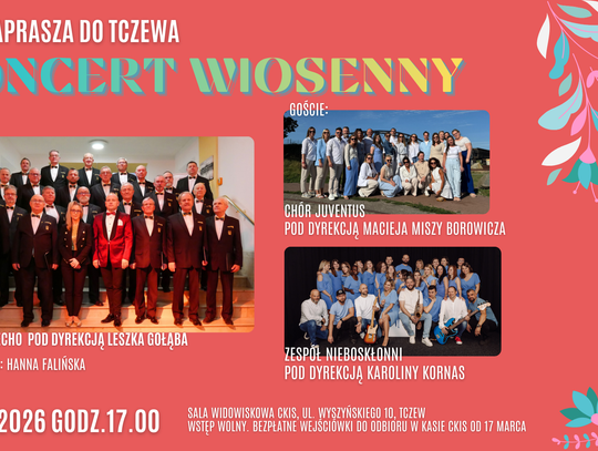 Wiosenne uderzenie głosów. Trzy pokolenia tczewskiej chóralistyki na jednej scenie