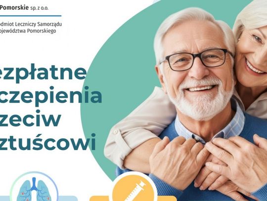 Zdrowy oddech to życie. Bezpłatne szczepienia dla seniorów w Tczewie