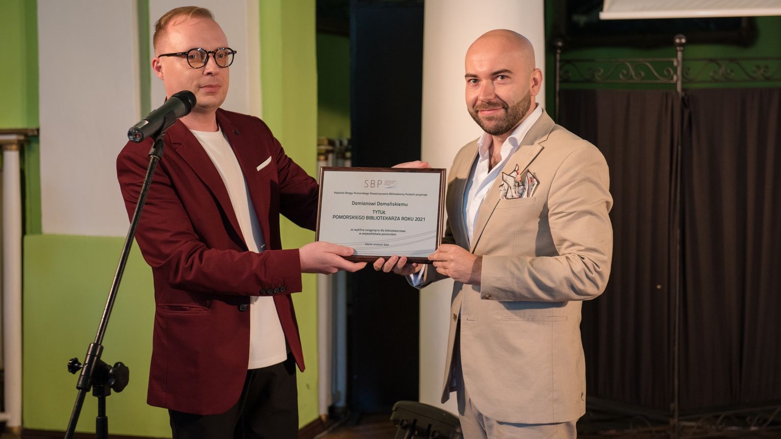 Damian Domański został Pomorskim Bibliotekarzem Roku