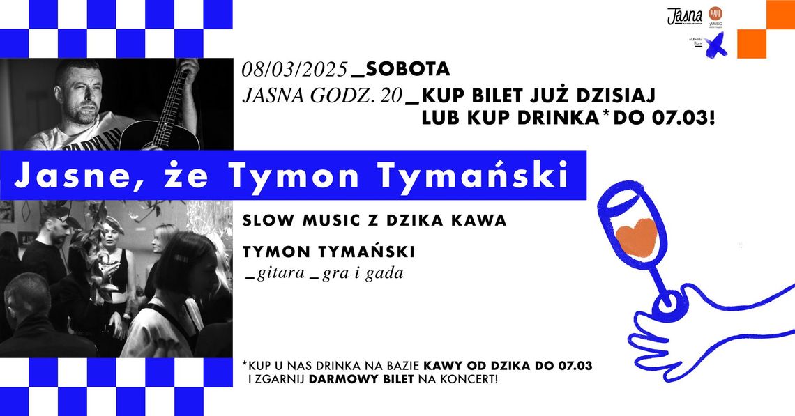 Tymon Tymański w Tczewie - muzyka, humor i totalna improwizacja