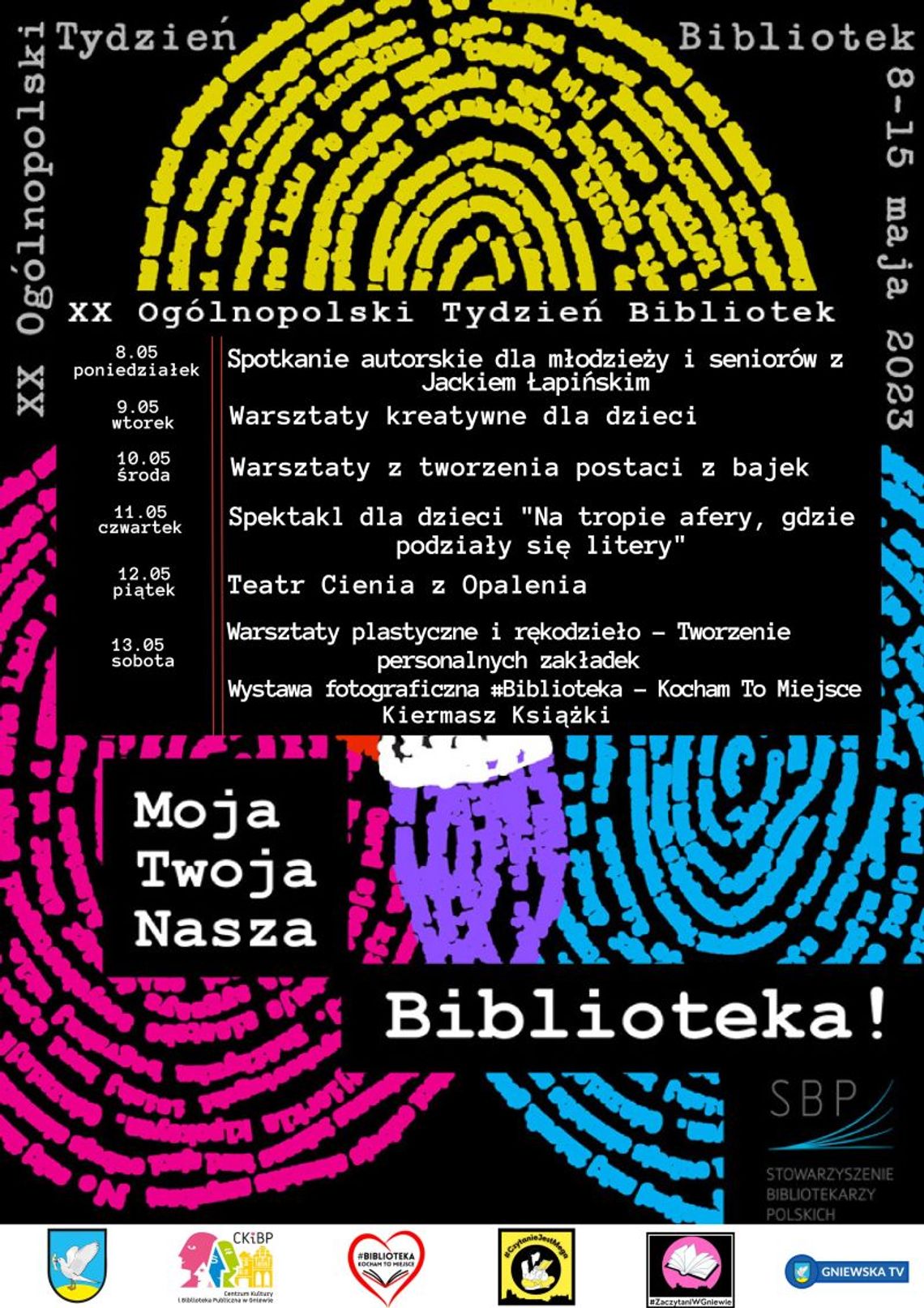 20. Ogólnopolski Tydzień Bibliotek w Gniewie. W planie wiele wydarzeń