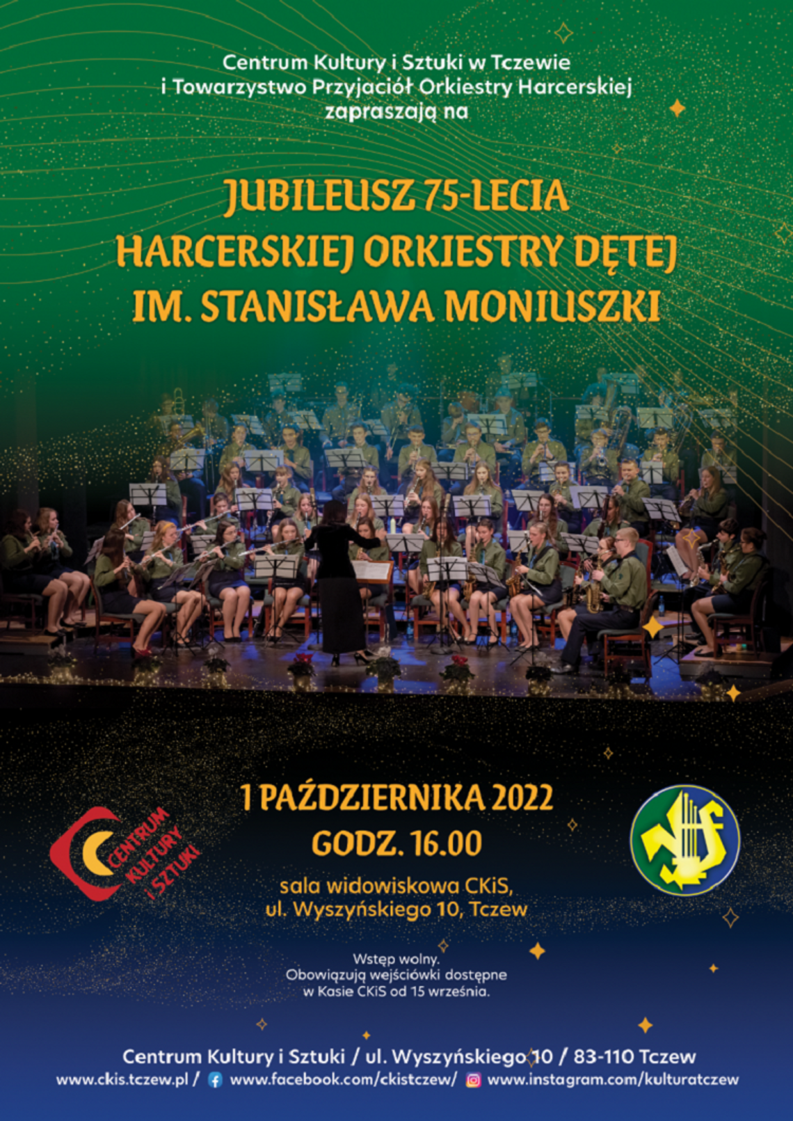 75 lat Harcerskiej Orkiestry Dętej! Jubileuszowy koncert 1 października