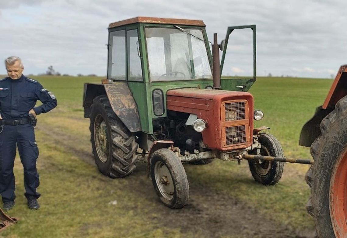 Afera rodzinna - syn ukradł matce ciągnik