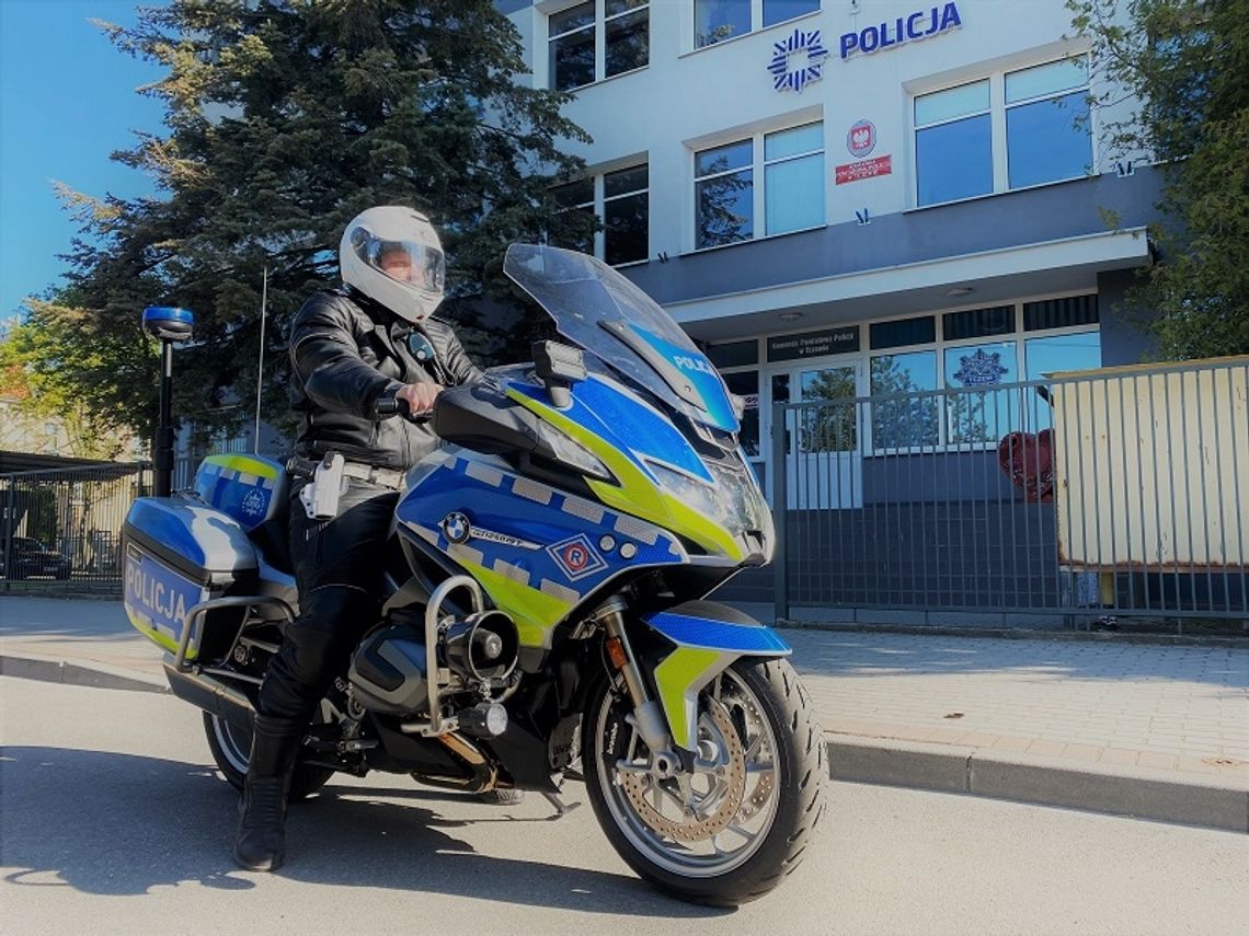 Co za sprzęt! Tczewscy policjanci mają nowy motocykl