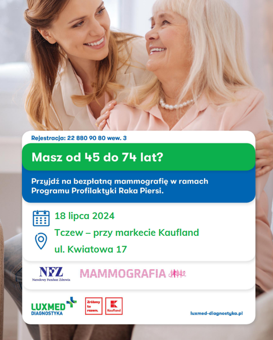 Bezpłatna mammografia w Tczewie Bezpłatna mammografia w Tczewie
