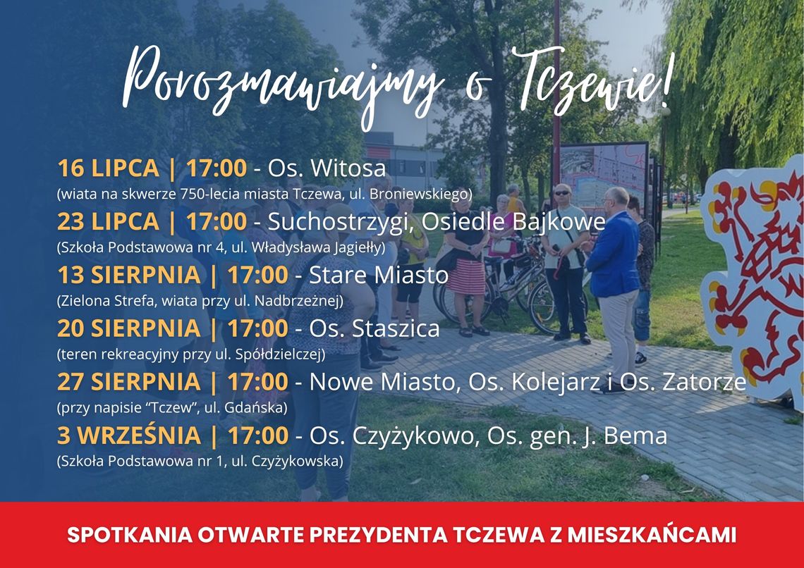 Tczew: Osiedlowe spotkania prezydenta z mieszkańcami. Tym razem Nowe Miasto Tczew: Osiedlowe spotkania prezydenta z mieszkańcami. Tym razem Nowe Miasto