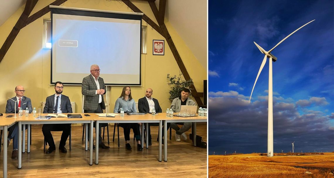 Burzliwe spotkanie w sprawie wiatraków w gminie Lichnowy. Mieszkańcy podzieleni, emocje nie opadają