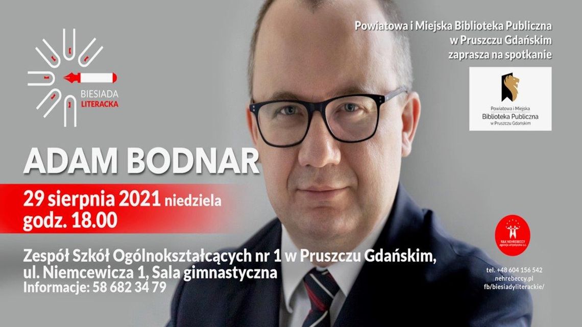 Były RPO, Adam Bodnar w Pruszczu Gdańskim - już w najbliższą niedzielę