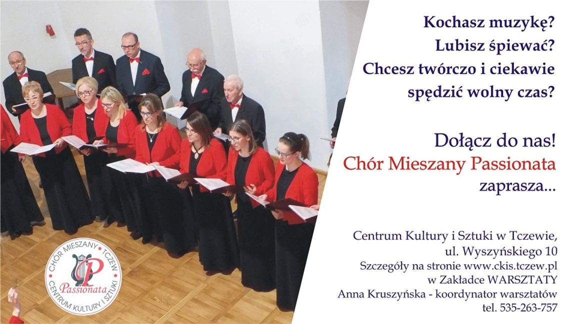 Centrum Kultury i Sztuki poszukuje entuzjastów śpiewu chóralnego