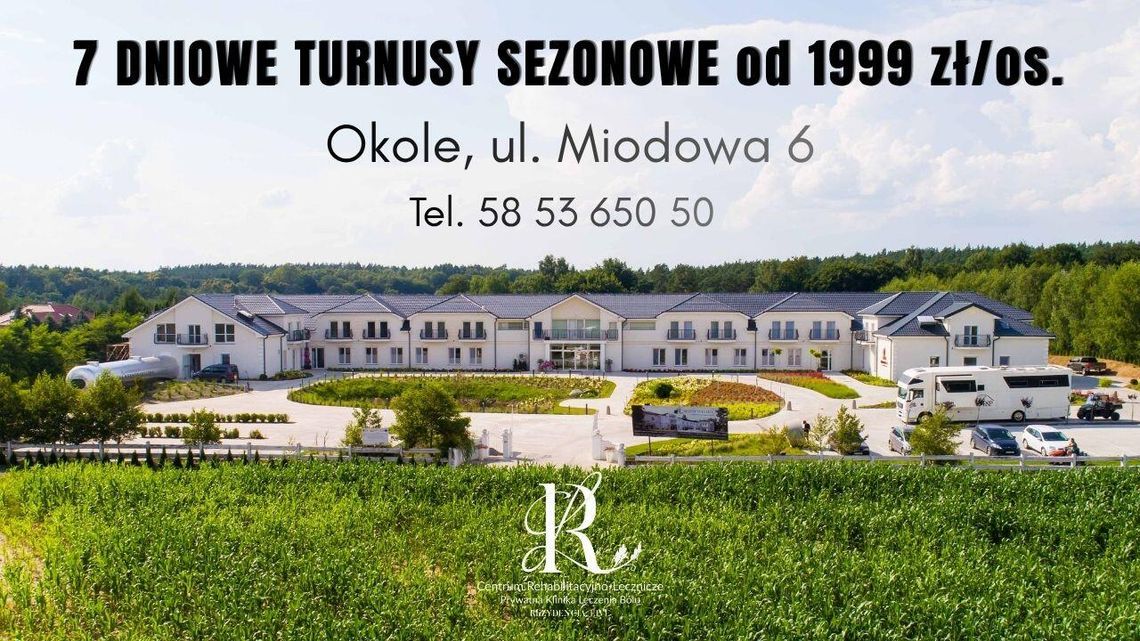 Centrum Rehabilitacyjno-Lecznicze Rezydencja Live startuje z nowymi turnusami sezonowymi!