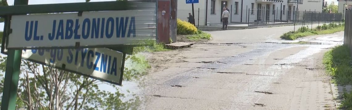 Czy miasto wyremontuje ulicę Jabłoniową?