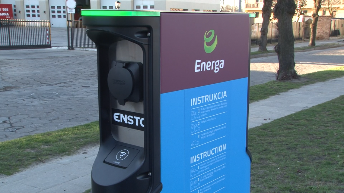 Darmowa stacja dla aut elektrycznych dostępna już w Tczewie