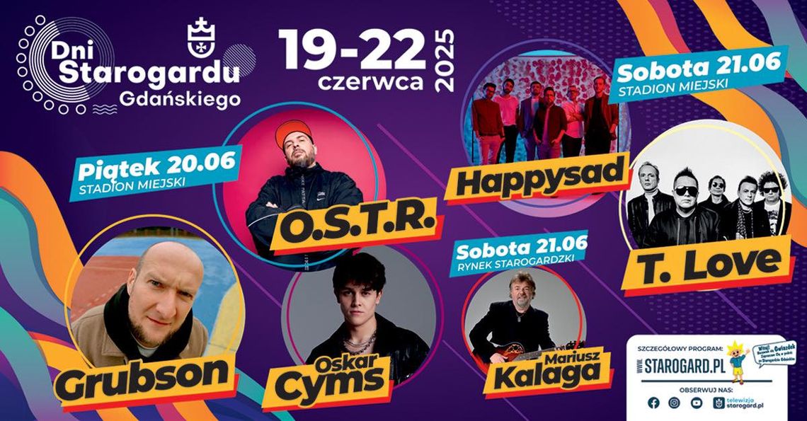 Dni Starogardu Gdańskiego z gwiazdami na scenie [ROZMOWA]