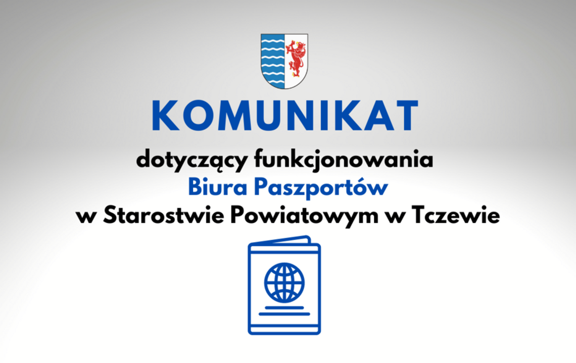 Do Biura Paszportowego w Tczewie tylko po wcześniejszej, telefonicznej rejestracji