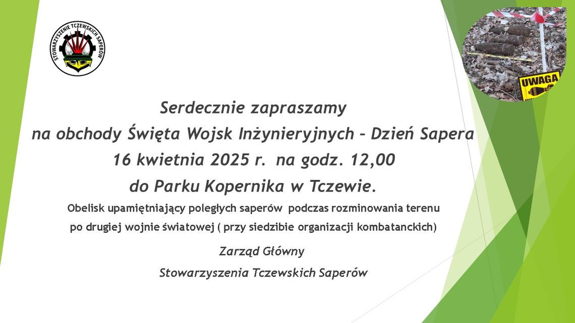 Dołącz do obchodów Dnia Sapera