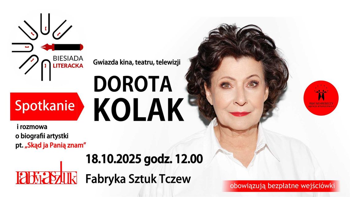 Dorota Kolak gościem Biesiady Literackiej