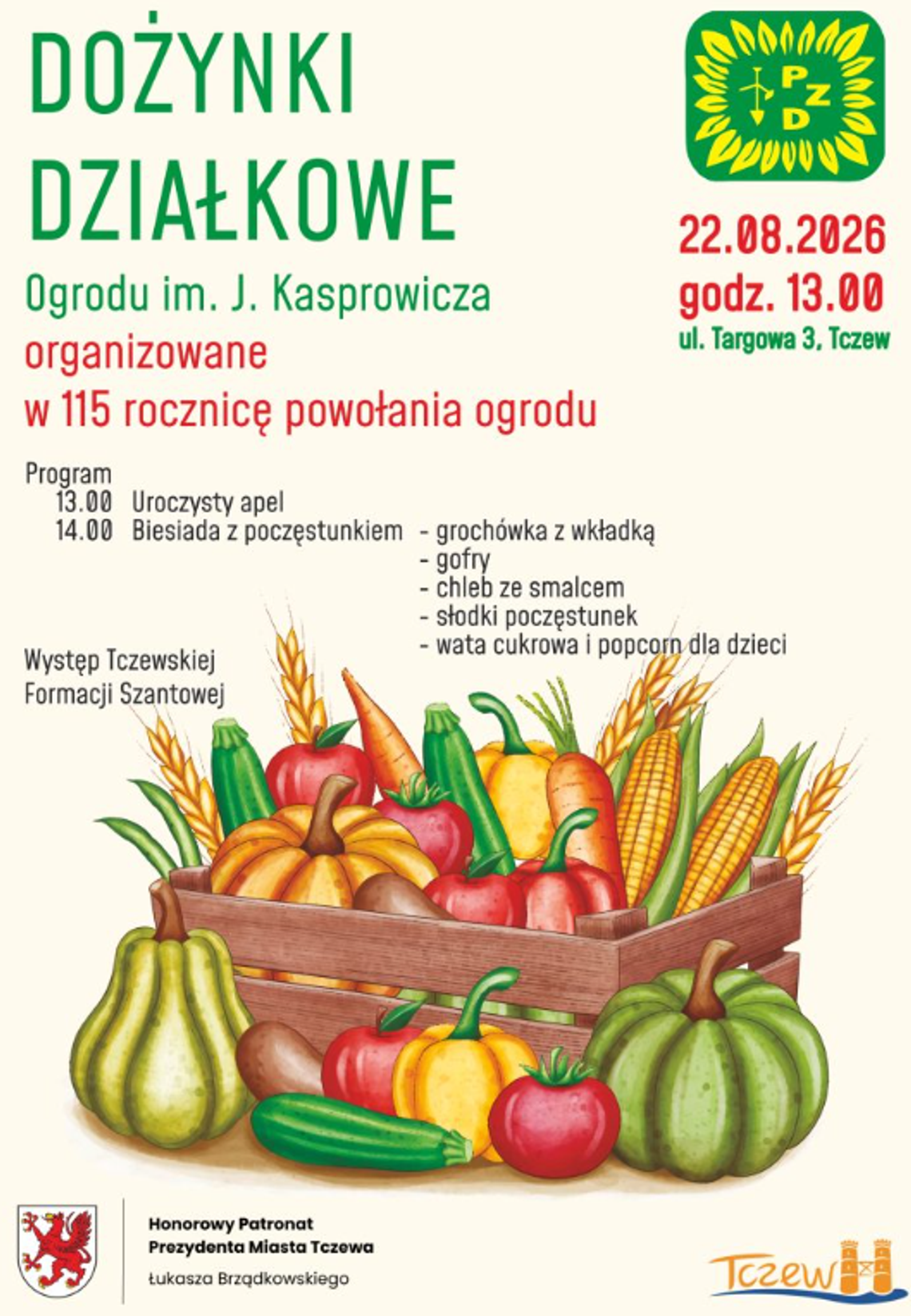 Dożynki działkowe 2026! Dożynki działkowe 2026!