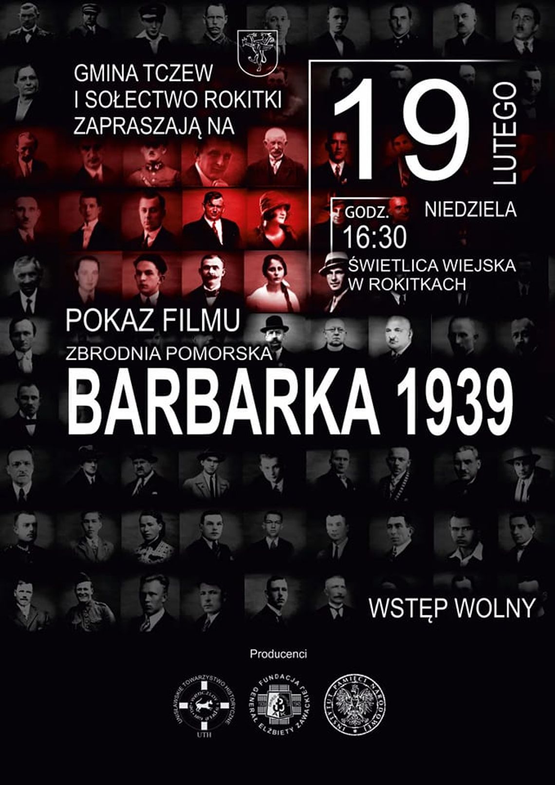 Rokitki: Pokaz filmu “Barbarka 1939”. To czwarty odcinek serii o Zbrodni Pomorskiej