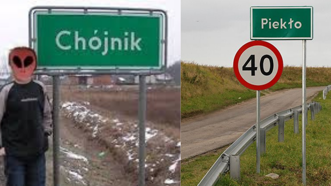 Gdzie mieszkasz? W Złym Mięsie. Najdziwniejsze nazwy polskich miejscowości Gdzie mieszkasz? W Złym Mięsie. Najdziwniejsze nazwy polskich miejscowości