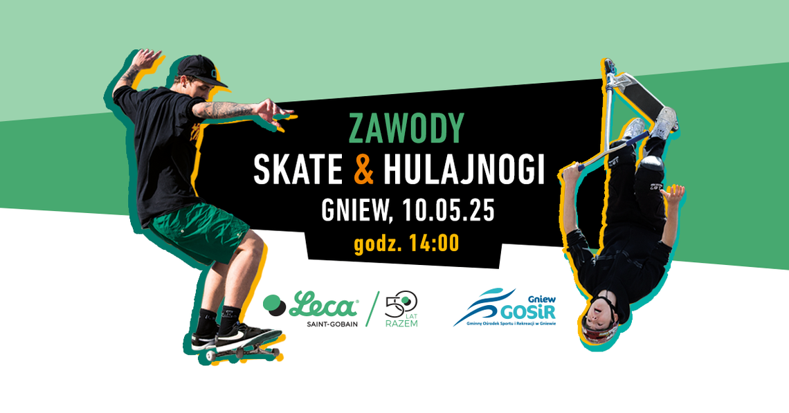 Gniewski skatepark znów stanie się areną świetnej zabawy