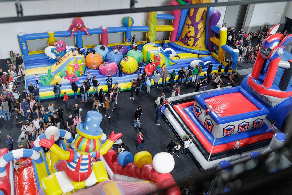 Halowy festiwal dmuchańców w Tczewie