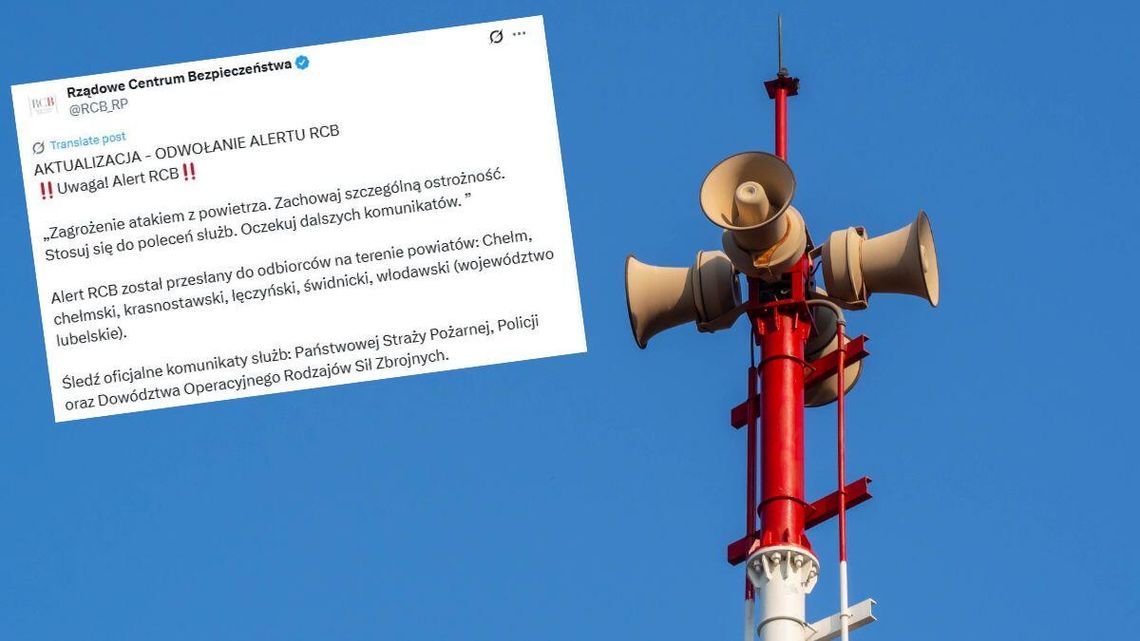 Jak rozpoznać syreny alarmowe. Zawyły naprawdę pierwszy raz od lat