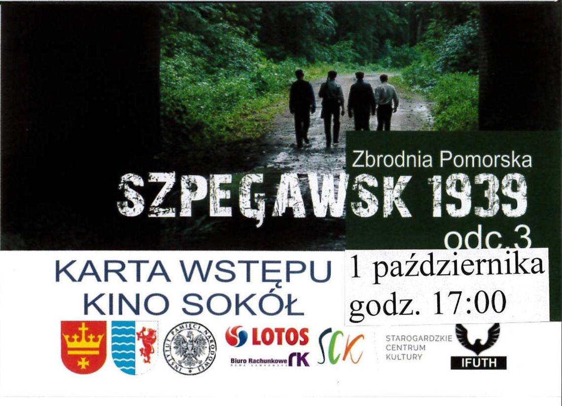 Kolejne bezpłatne bilety na film pt. "Szpęgawsk 1939"