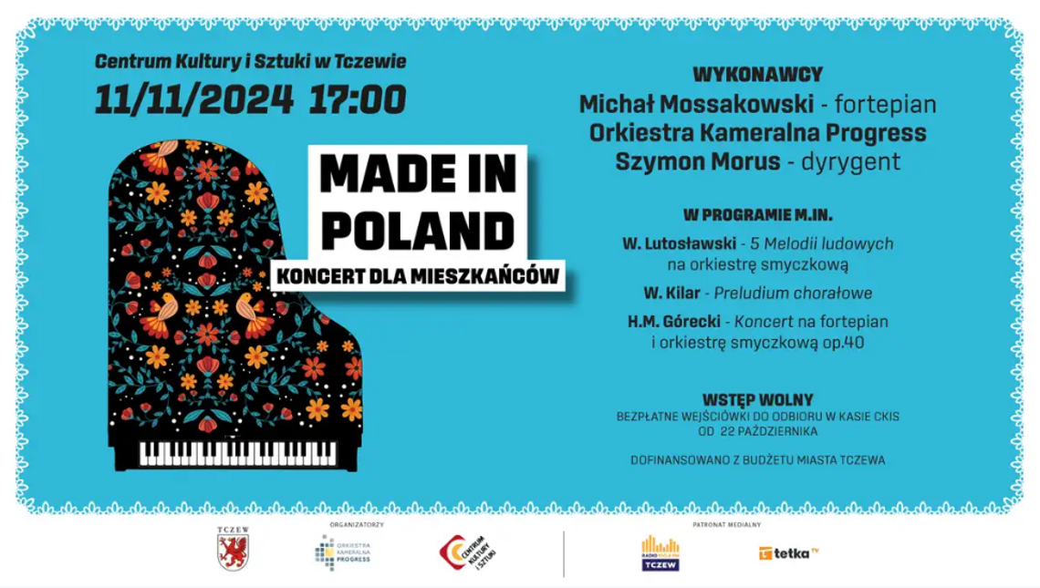 MADE IN POLAND, czyli koncert dla mieszkańców z okazji 11 listopada