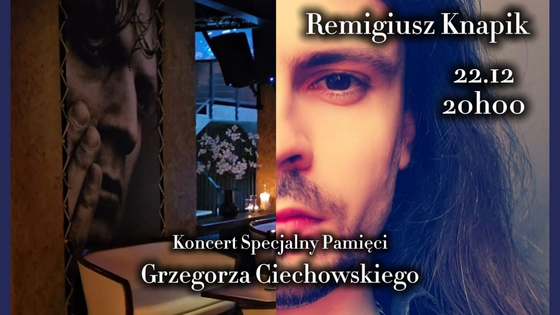 Muzyczny hołd dla Grzegorza Ciechowskiego. Remigiusz Knapik wystąpi w Tczewie