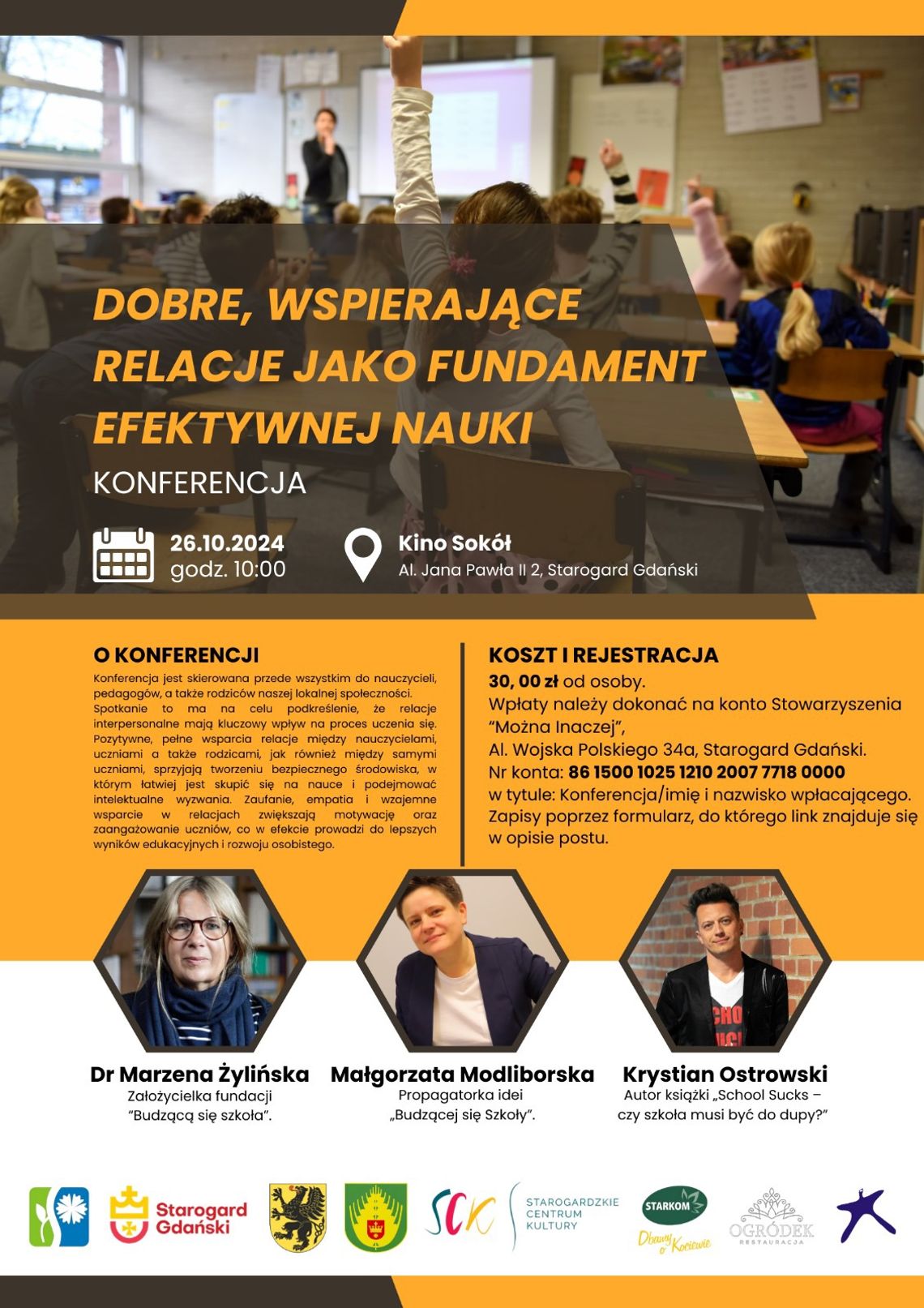 Konferencja "Dobre, wspierające relacje jako fundament efektywnej nauki"