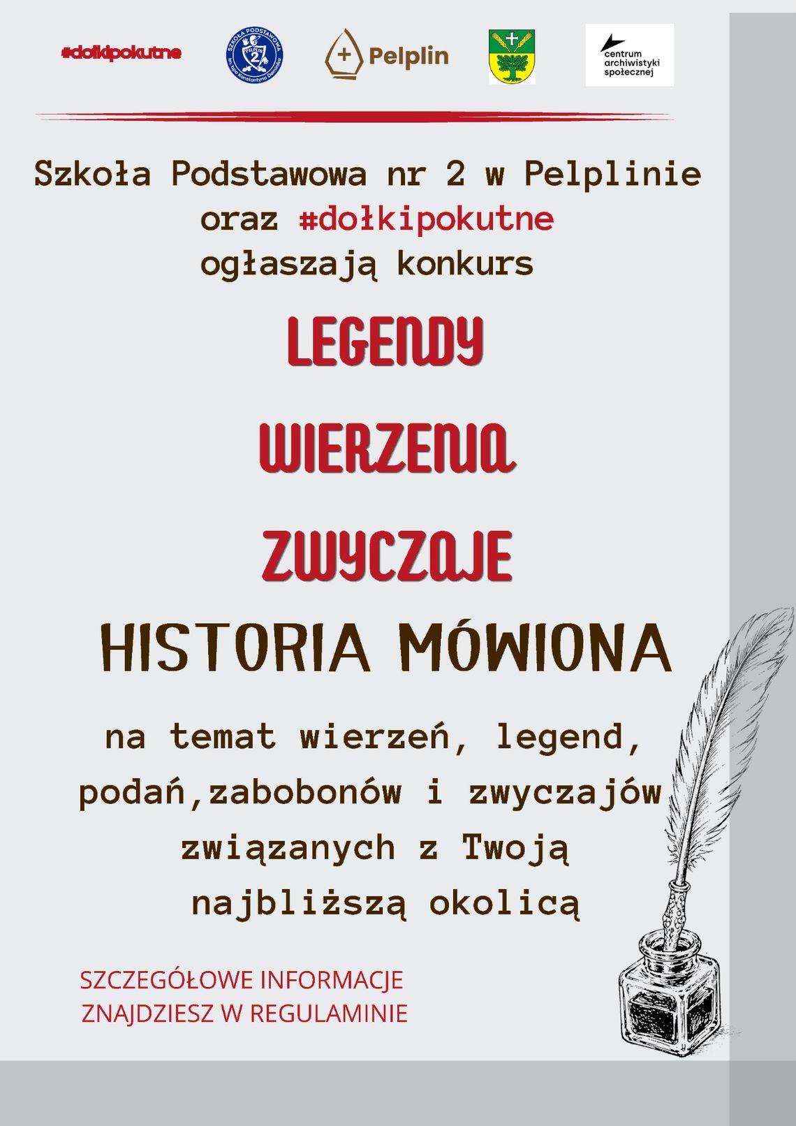 Konkurs: Legendy, wierzenia, zwyczaje - historia mówiona Konkurs: Legendy, wierzenia, zwyczaje - historia mówiona