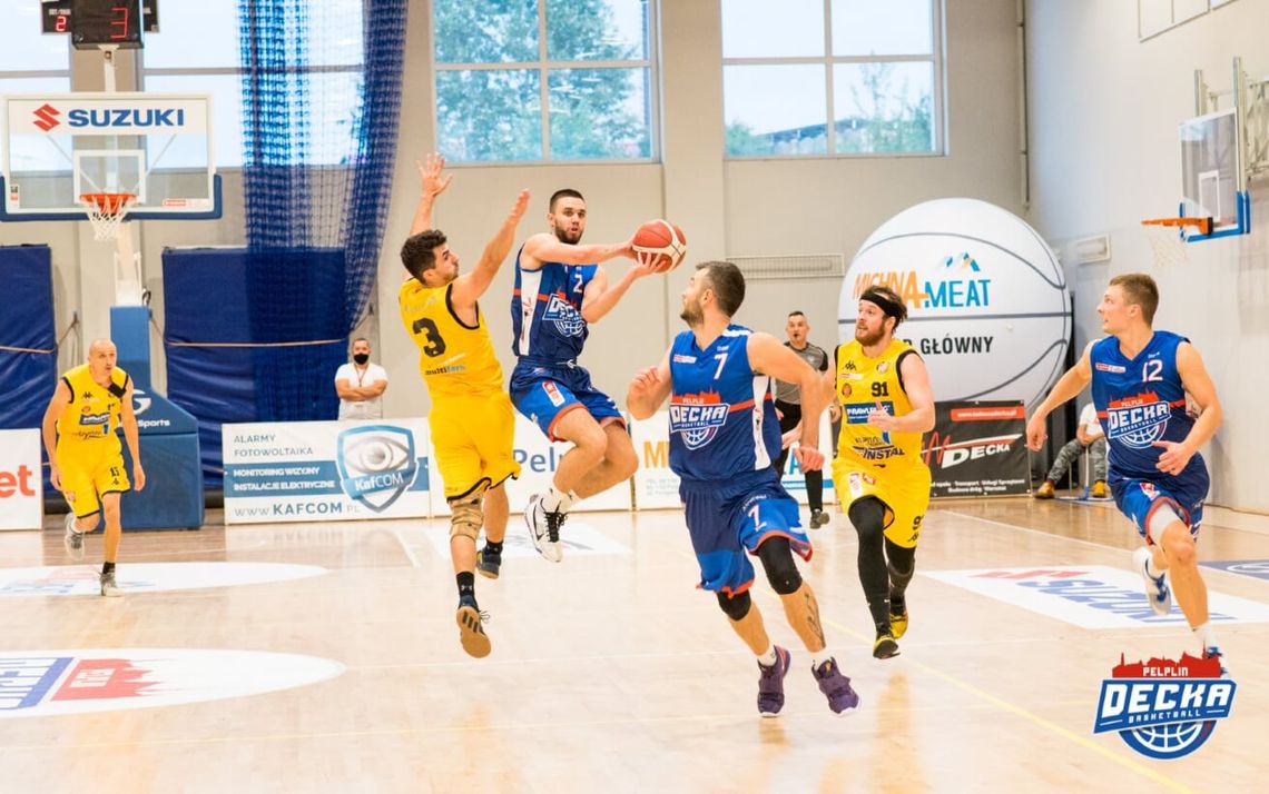 Koszykówka: pierwsza wygrana Decki Pelplin w I lidze mężczyzn