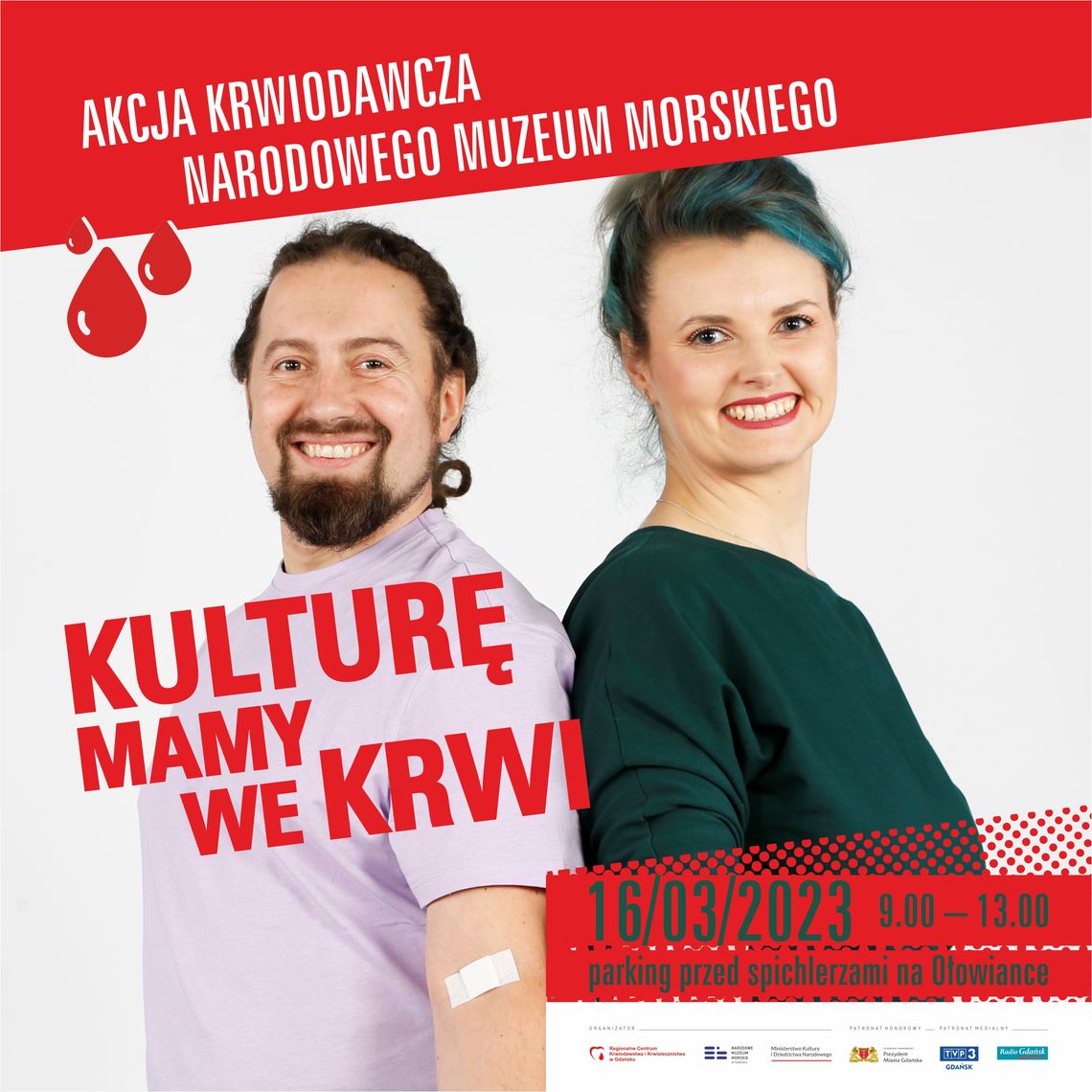 "Kulturę mamy we krwi" - krwiodawcza akcja Narodowego Muzeum Morskiego w Gdańsku