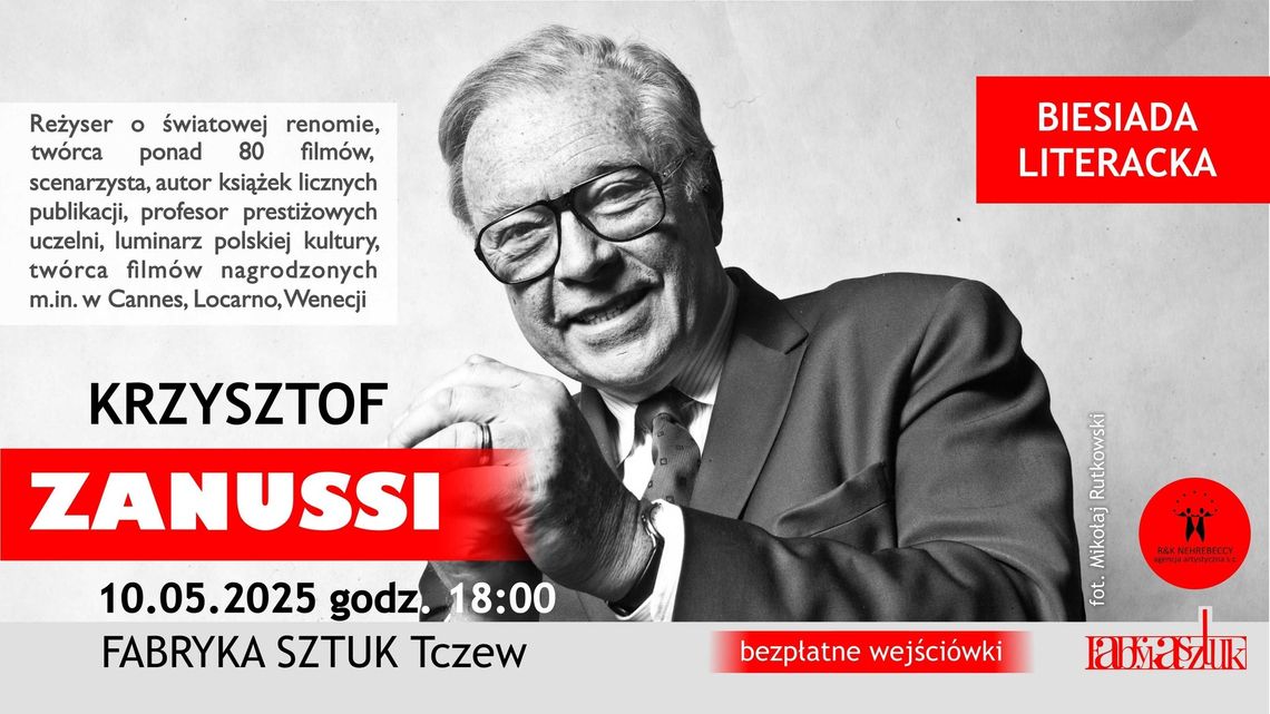 Legenda polskiego kina w Tczewie. Spotkanie z Krzysztofem Zanussim