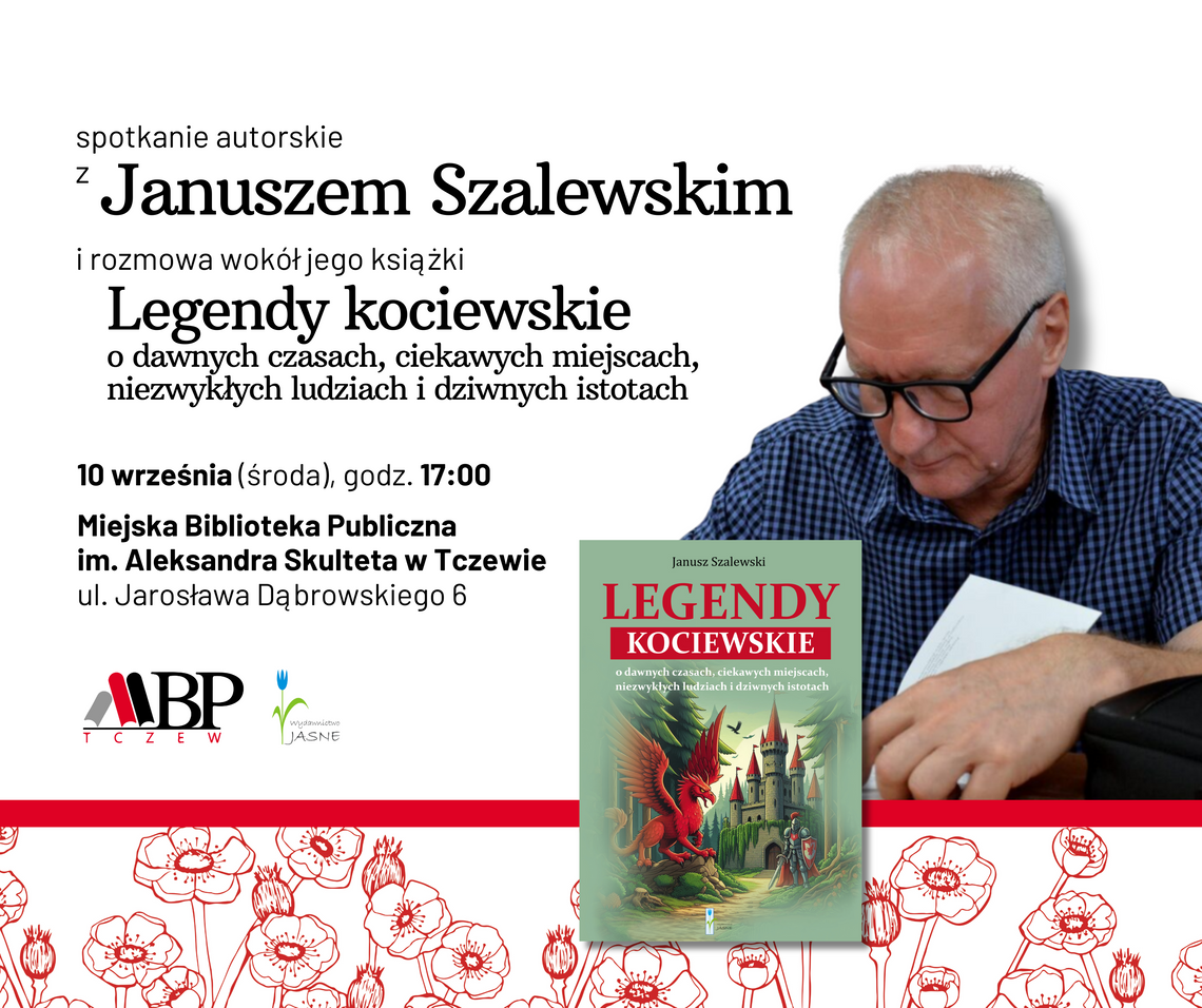 Legendy kociewskie w Bibliotece Miejskiej. Spotkanie z Januszem Szalewskim