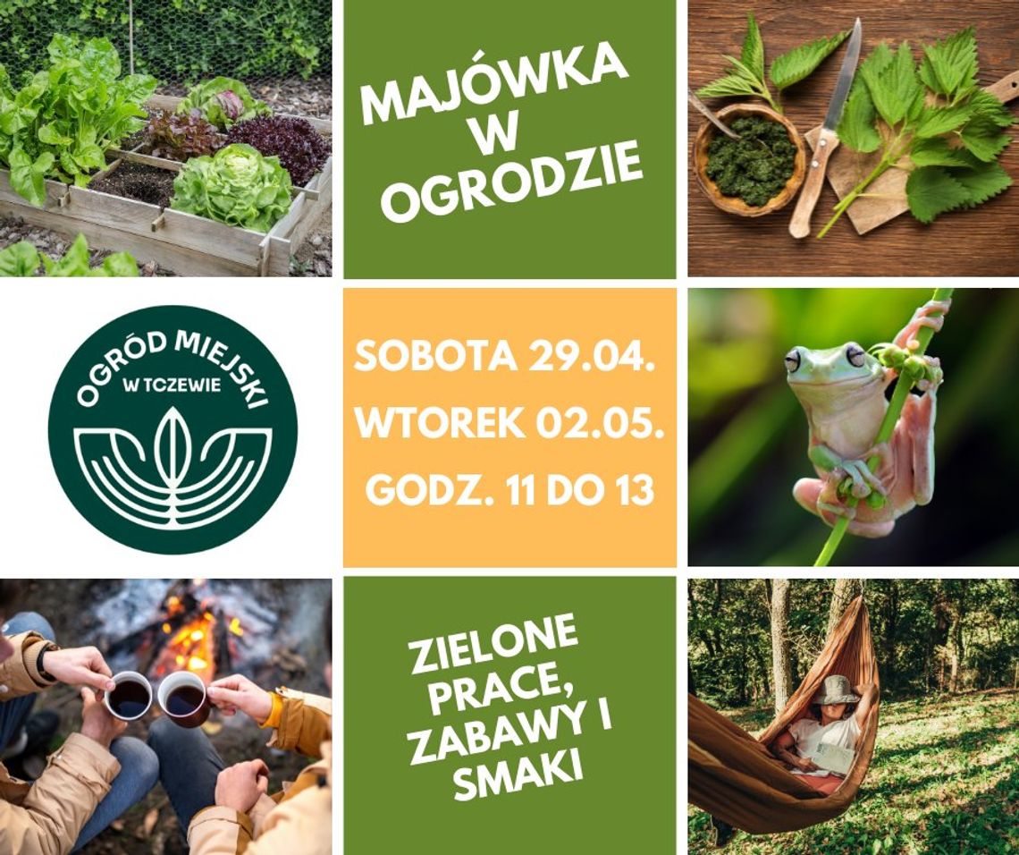 Majówka w Ogrodzie Miejskim w Tczewie. Co przygotowano?