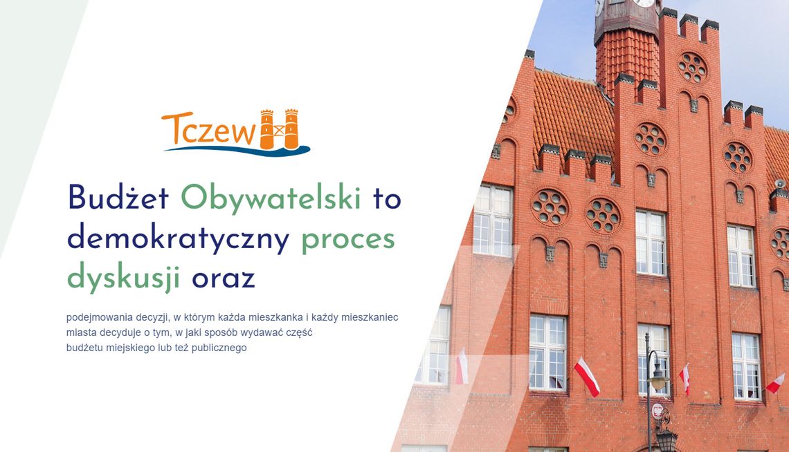 18 projektów wpłynęło do Budżetu Obywatelskiego Tczewa na 2024 rok [AKTUALIZACJA]