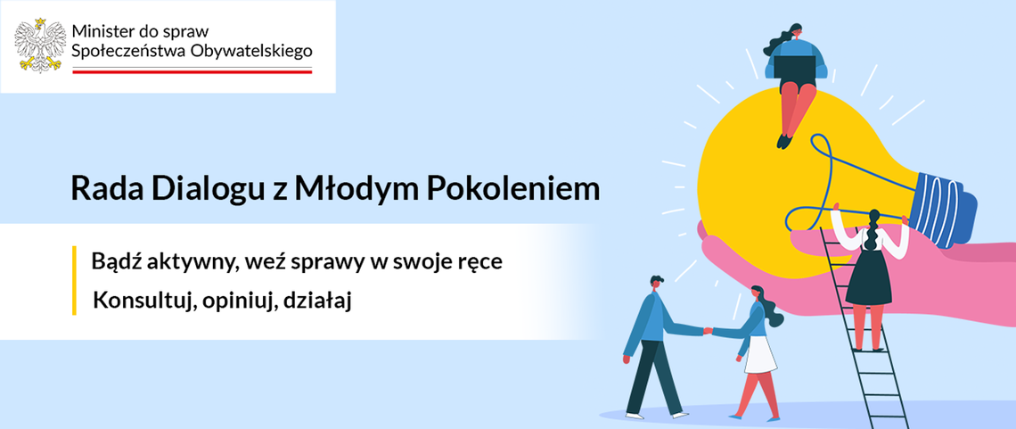 Nabór do Rady Dialogu z Młodym Pokoleniem.