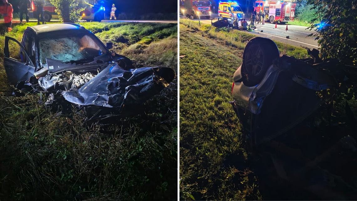 Tragiczny wypadek w Narkowach: Dwie osoby nie żyją, cztery zostały ranne Tragiczny wypadek w Narkowach: Dwie osoby nie żyją, cztery zostały ranne